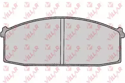 Комплект тормозных колодок, дисковый тормоз VILLAR купить