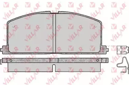 Комплект тормозных колодок, дисковый тормоз VILLAR купить