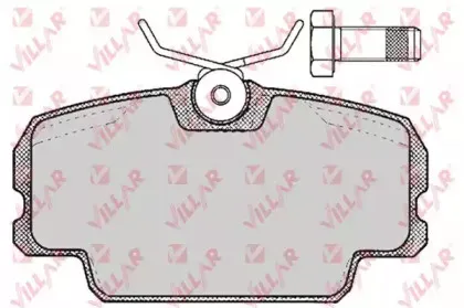 Комплект тормозных колодок, дисковый тормоз VILLAR купить