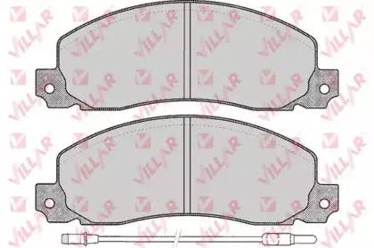 Комплект тормозных колодок, дисковый тормоз VILLAR купить