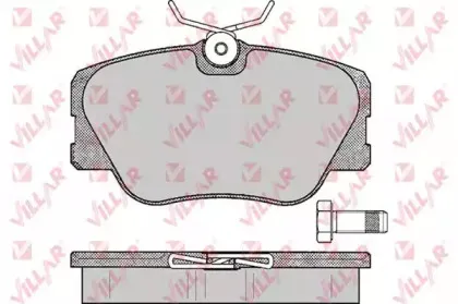 Комплект тормозных колодок, дисковый тормоз VILLAR купить