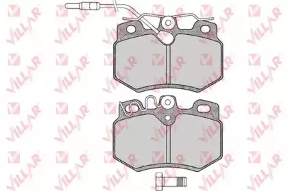 Комплект тормозных колодок, дисковый тормоз VILLAR купить