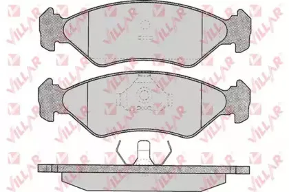 Комплект тормозных колодок, дисковый тормоз VILLAR купить