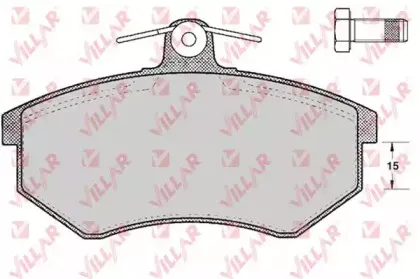 Комплект тормозных колодок, дисковый тормоз VILLAR купить