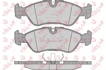 Комплект тормозных колодок, дисковый тормоз VILLAR купить