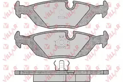 Комплект тормозных колодок, дисковый тормоз VILLAR купить