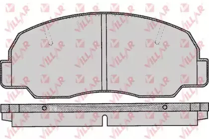 Комплект тормозных колодок, дисковый тормоз VILLAR купить