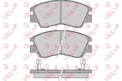 Комплект тормозных колодок, дисковый тормоз VILLAR купить