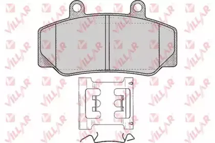 Комплект тормозных колодок, дисковый тормоз VILLAR купить