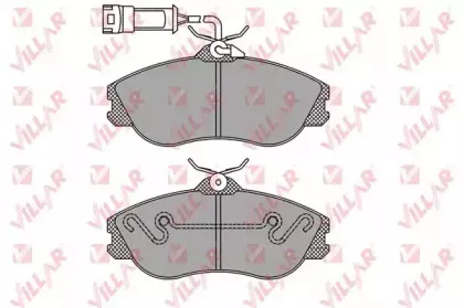 Комплект тормозных колодок, дисковый тормоз VILLAR купить
