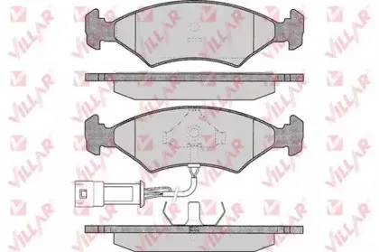 Комплект тормозных колодок, дисковый тормоз VILLAR купить