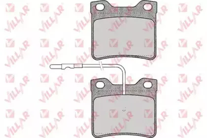 Комплект тормозных колодок, дисковый тормоз VILLAR купить