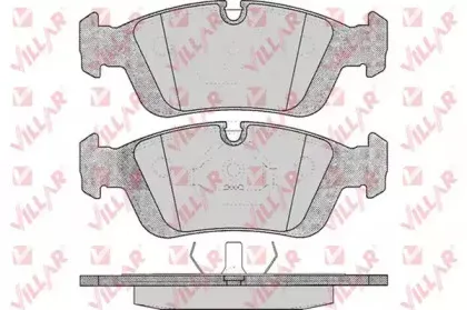 Комплект тормозных колодок, дисковый тормоз VILLAR купить