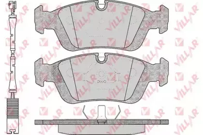 Комплект тормозных колодок, дисковый тормоз VILLAR купить