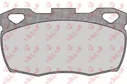 Комплект тормозных колодок, дисковый тормоз VILLAR купить