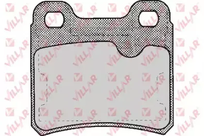Комплект тормозных колодок, дисковый тормоз VILLAR купить
