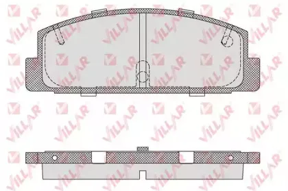 Комплект тормозных колодок, дисковый тормоз VILLAR купить