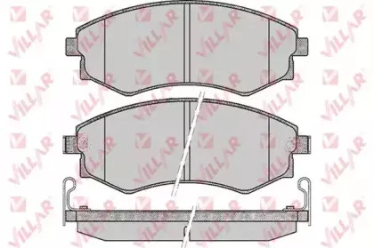 Комплект тормозных колодок, дисковый тормоз VILLAR купить