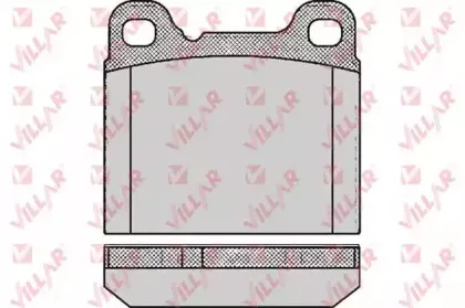 Комплект тормозных колодок, дисковый тормоз VILLAR купить