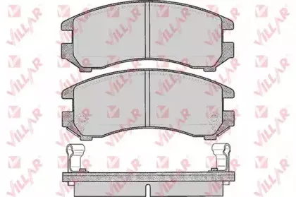Комплект тормозных колодок, дисковый тормоз VILLAR купить