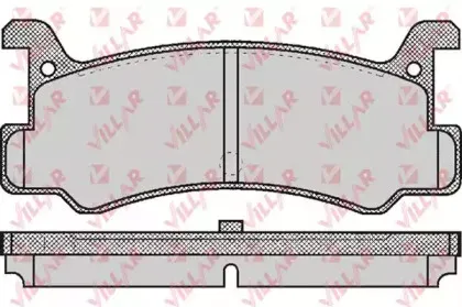 Комплект тормозных колодок, дисковый тормоз VILLAR купить