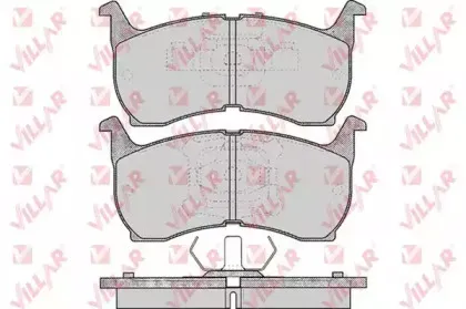 Комплект тормозных колодок, дисковый тормоз VILLAR купить