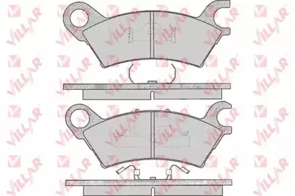 Комплект тормозных колодок, дисковый тормоз VILLAR купить