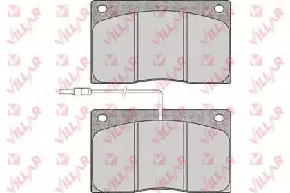 Комплект тормозных колодок, дисковый тормоз VILLAR купить