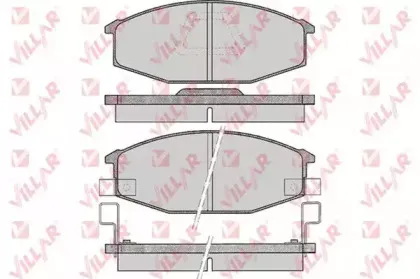 Комплект тормозных колодок, дисковый тормоз VILLAR купить