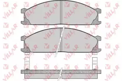 Комплект тормозных колодок, дисковый тормоз VILLAR купить