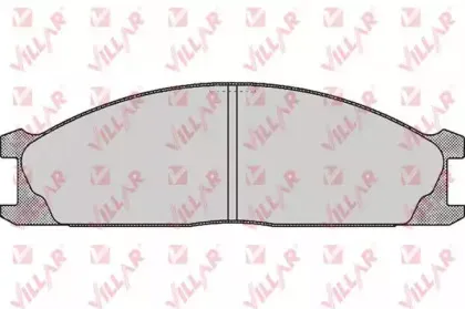 Комплект тормозных колодок, дисковый тормоз VILLAR купить