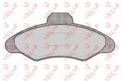 Комплект тормозных колодок, дисковый тормоз VILLAR купить