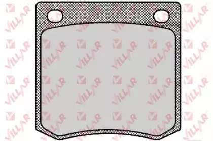 Комплект тормозных колодок, дисковый тормоз VILLAR купить