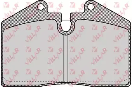 Комплект тормозных колодок, дисковый тормоз VILLAR купить