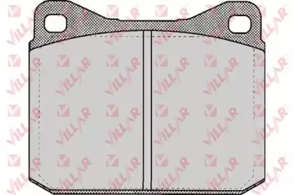 Комплект тормозных колодок, дисковый тормоз VILLAR купить