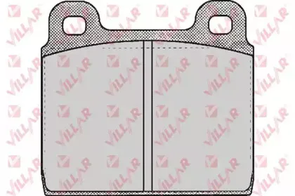 Комплект тормозных колодок, дисковый тормоз VILLAR купить