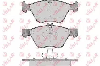 Комплект тормозных колодок, дисковый тормоз VILLAR купить