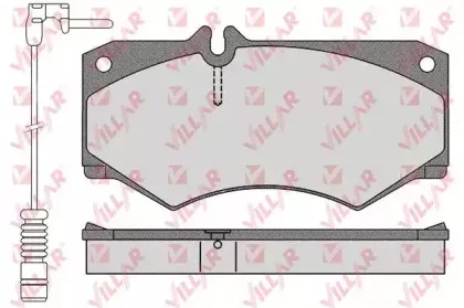 Комплект тормозных колодок, дисковый тормоз VILLAR купить