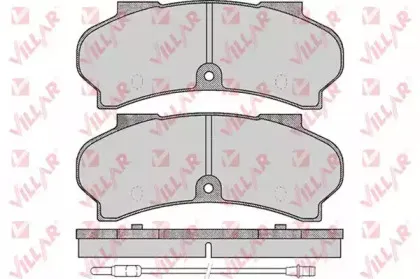 Комплект тормозных колодок, дисковый тормоз VILLAR купить
