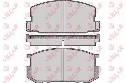 Комплект тормозных колодок, дисковый тормоз VILLAR купить
