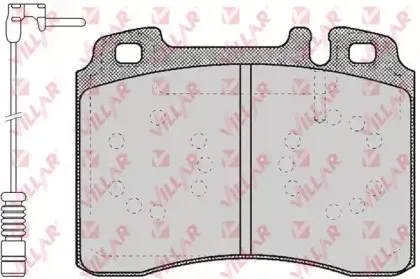 Комплект тормозных колодок, дисковый тормоз VILLAR купить
