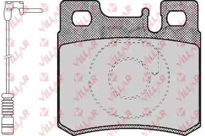 Комплект тормозных колодок, дисковый тормоз VILLAR купить