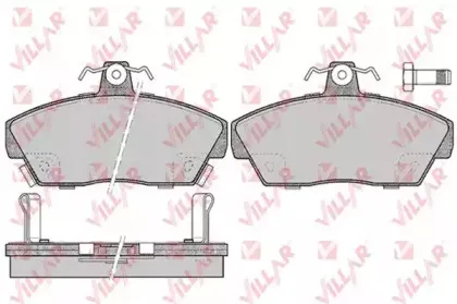 Комплект тормозных колодок, дисковый тормоз VILLAR купить