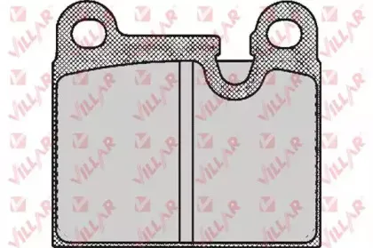 Комплект тормозных колодок, дисковый тормоз VILLAR купить