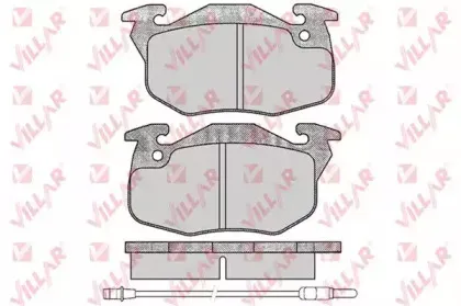 Комплект тормозных колодок, дисковый тормоз VILLAR купить