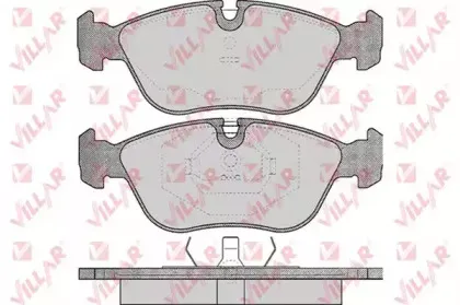 Комплект тормозных колодок, дисковый тормоз VILLAR купить