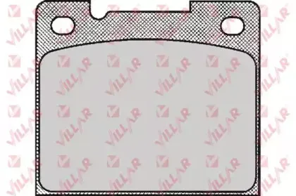 Комплект тормозных колодок, дисковый тормоз VILLAR купить