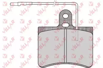 Комплект тормозных колодок, дисковый тормоз VILLAR купить