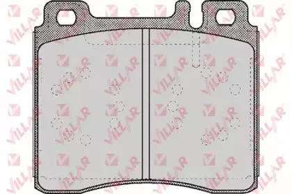 Комплект тормозных колодок, дисковый тормоз VILLAR купить