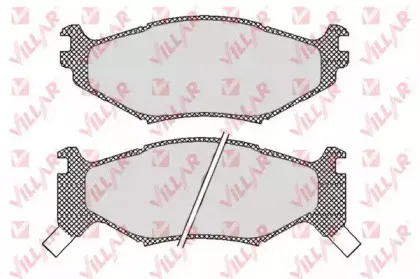 Комплект тормозных колодок, дисковый тормоз VILLAR купить